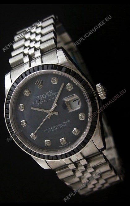 Rolex Datejust JapaneseÂ Replica Automatic Watch in Grey Dial