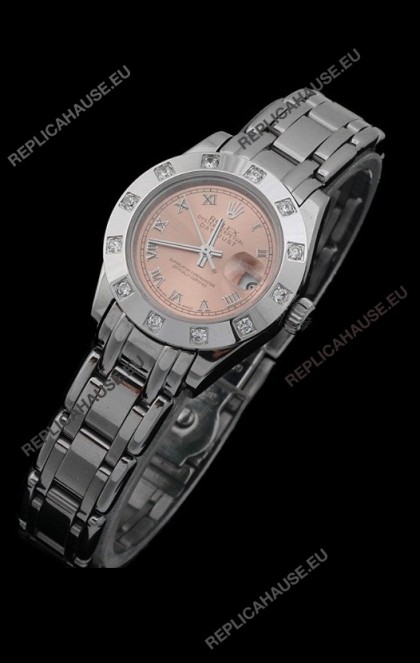 Rolex Datejust Ladies Japanese Replica Ladies Watch in Champagne Dial