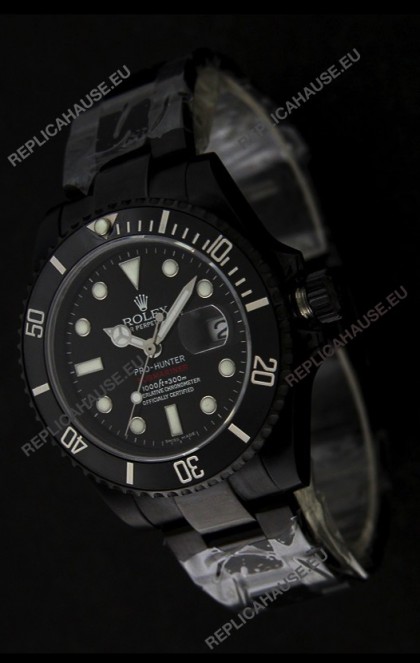 Rolex Submariner Pro Hunter Swiss PVD Watch in Ceramic Bezel