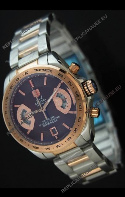 Tag Heuer Grand Carrera Calibre 17 Sport Ladies Watch in Brown Dial