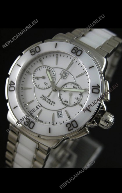 Tag Heuer Formula 1 Chronograph Swiss Replica Ceramic Ladies Watch