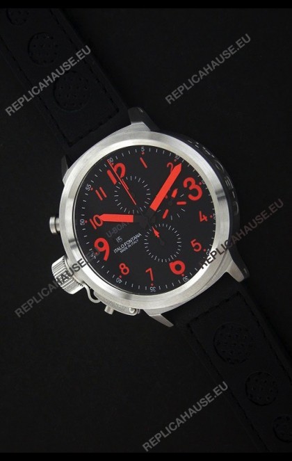 U-Boat Flightdeck Watch in Black Dial