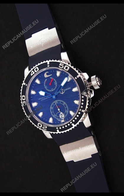Ulysse Nardin Maxi Marine Diver Swiss Watch in Black Dial