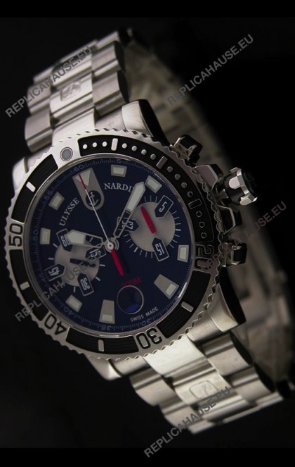 Ulysse Nardin Maxi Marine Swiss Watch in Black Dial
