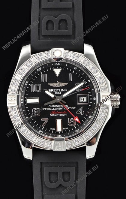 Breitling Avenger Steel GMT Swiss Watch 1:1 Ultimate Edition - Black Dial