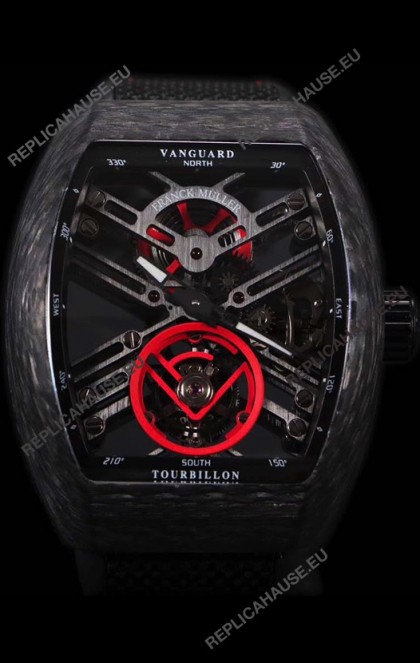 Franck Muller Vanguard Skeleton Tourbillon Swiss Replica Watch