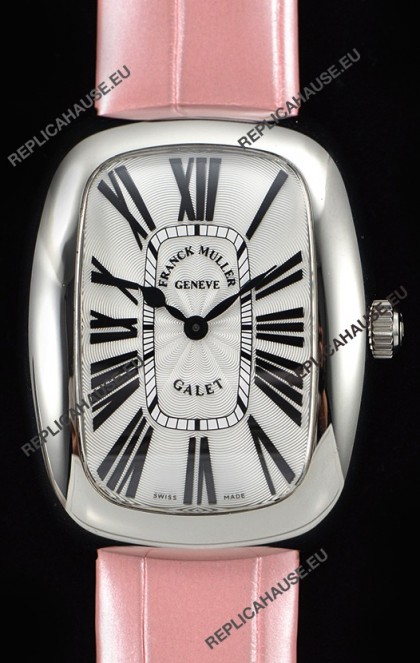 Franck Muller Galet Ladies Swiss Quartz Pink Strap Watch