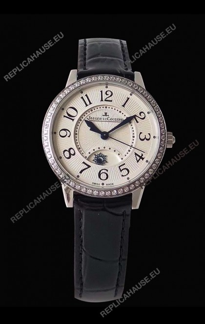 Jaeger-LeCoultre Rendez-Vous Steel Night & Day Medium 1:1 Mirror Swiss Watch 