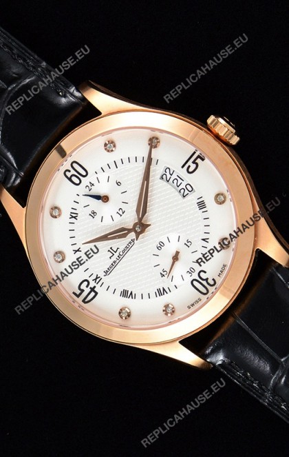Jaeger LeCoultre Master Control Rose Gold Swiss Replica Watch 