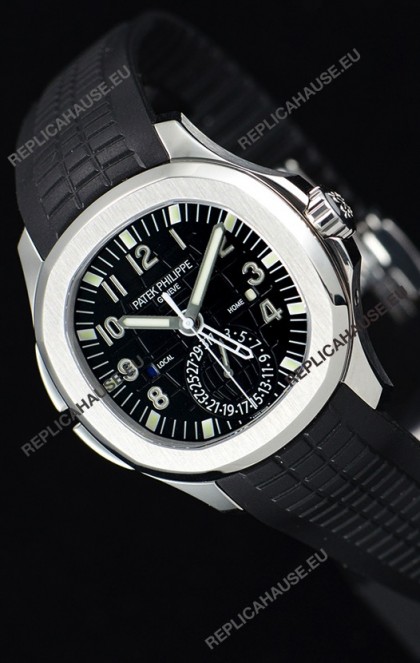 Patek Philippe Aquanaut 5164A 1:1 Mirror Watch Black Dial