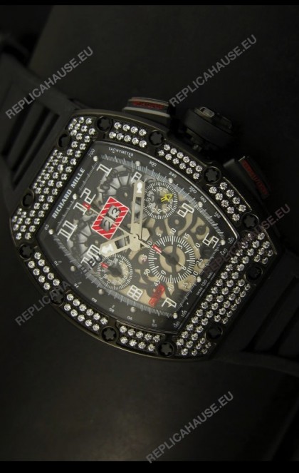 Richard Mille Filippe Massa Edition Titanium Swiss Watch in PVD Case
