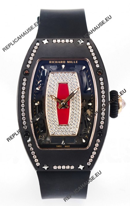 Richard Mille RM007 Black Ceramic Automatic Super Clone Watch 
