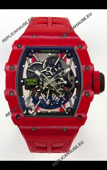 Richard Mille RM035-02 Red NTPT FREE SPRUNG MVMNT Super Clone Watch