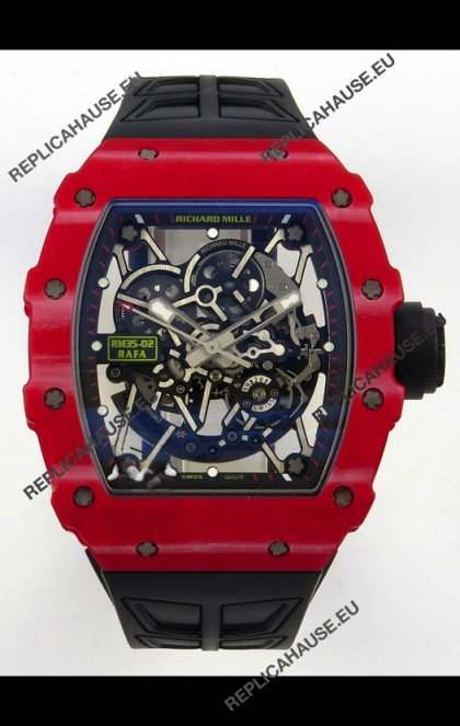Richard Mille RM035-02 Red NTPT FREE SPRUNG MVMNT Super Clone Watch