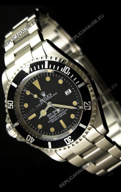 Rolex Vintage Sea Dweller Polizia Di Stato Left Hand Edtiion Swiss Watch
