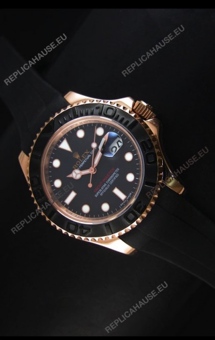 Rolex Yacht-Master 40 Oyster 40MM Watch in Everose Gold Swiss Watch 