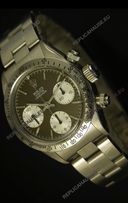Rolex Daytona 6263 Cosmograph Brown Coffee Dial Steel Bezel