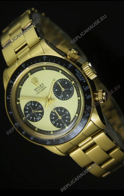 Rolex Daytona 6263 Cosmograph White Dial in Gold Case