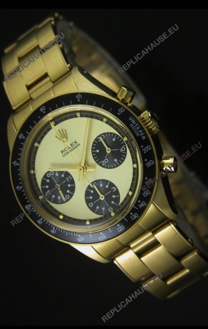 Rolex Daytona 6263 Cosmograph Gold Dial in Gold Case