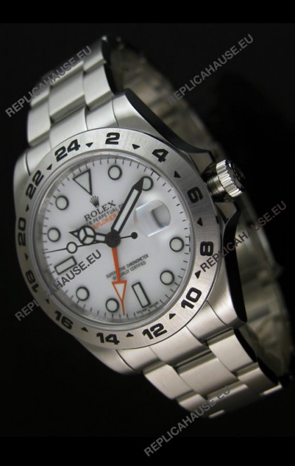 Rolex Replica Explorer II Swiss Replica Watch - SuperLuminous Hour Markers 42MM 