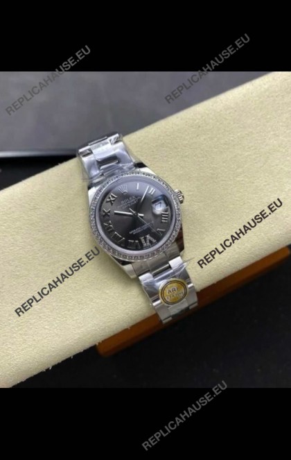 Rolex Super Clone Datejust 31MM Grey Dial Oyster Super Clone Watch