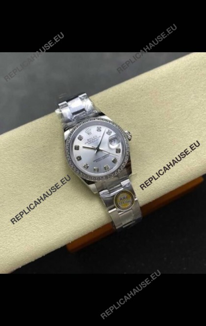 Rolex Super Clone Datejust 31MM Steel Dial Oyster Super Clone Watch