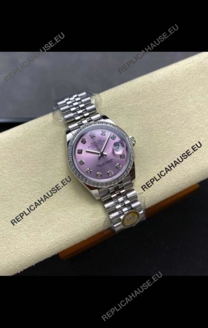 Rolex Super Clone Datejust 31MM Pink Dial Jubilee Super Clone Watch