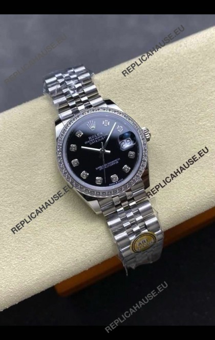 Rolex Super Clone Datejust 31MM Black Dial Jubilee Super Clone Watch 