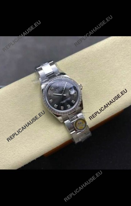 Rolex Super Clone Datejust 31MM Grey Dial Oyster Super Clone Watch