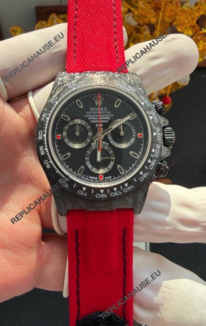 Rolex Daytona DiW Black Carbon Fiber Super Clone Watch 