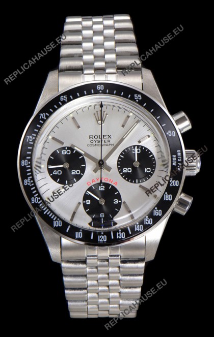 Rolex Daytona Paul Newman 37MM Steel Dial Manual Wind Super Clone Watch 