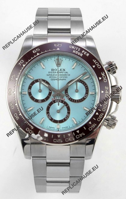Rolex Daytona 126506 Ice Blue Stick Markers FREE SPRUNG MVMT Super Clone Watch 
