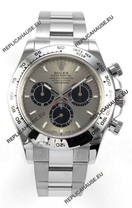 Rolex Daytona 126509 Silver Dial Stick Markers FREE SPRUNG MVMT Super Clone Watch 