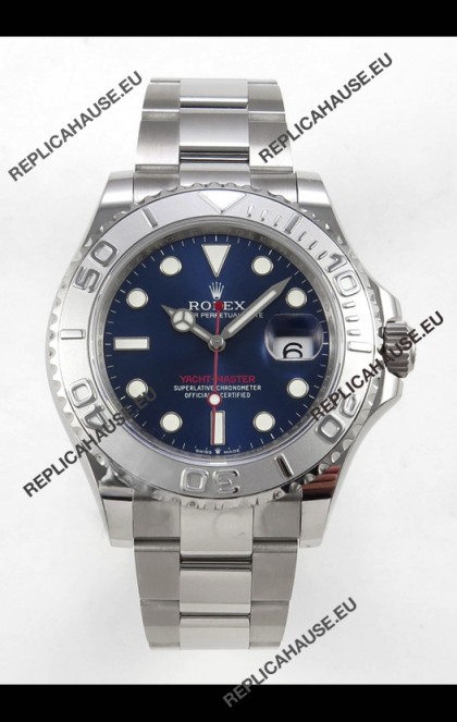 Rolex Yachtmaster 40mm Blue Dial 3235 Movement Blue Dial Superclone Watch 