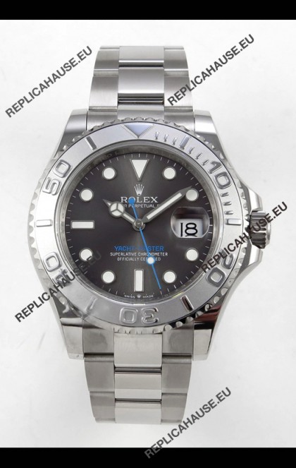Rolex Yachtmaster 40mm Grey Dial 3235 Movement Blue Dial Superclone Watch 