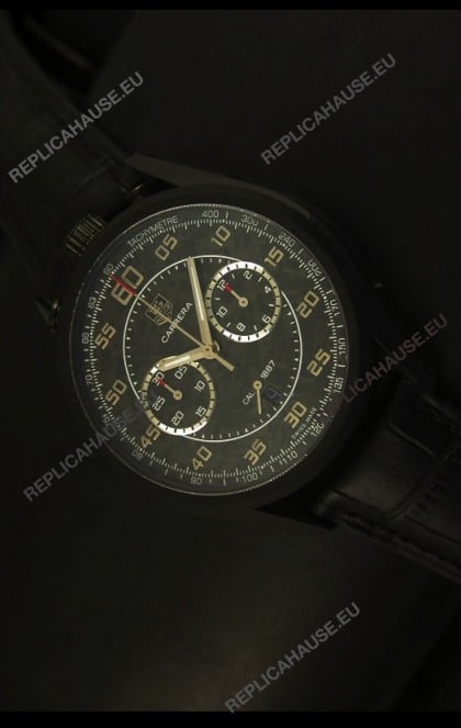 Tag Heuer Carrera 1887 Jack Heuer Edition - Carbon Dial Swiss Watch