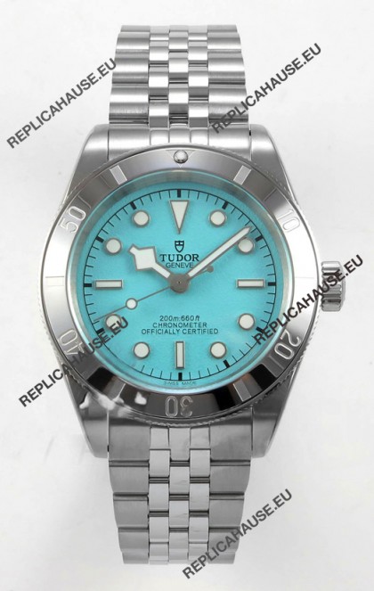 Tudor Black Bay 41 Tiffany Blue Dial Jubilee Super Clone Watch 