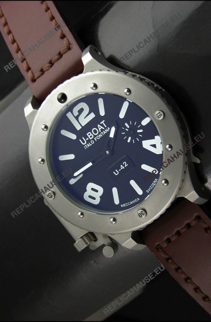 U Boat U-42 Diver Titanium Swiss Watch