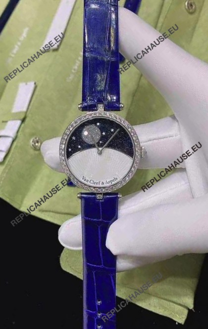 Van Cleef & Arpels Poetic Complications Quartz Watch 