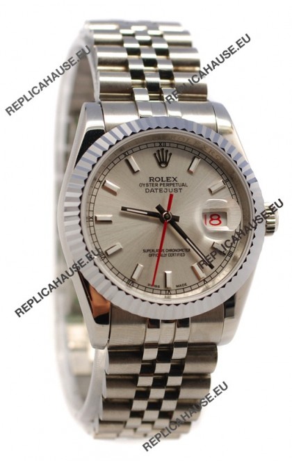 Rolex Datejust Japanese Watch in Grey Dial