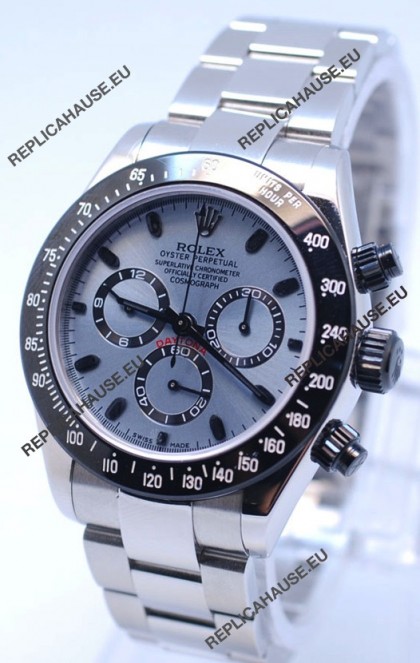 Rolex Project X Daytona Limited Edition Series II Cosmograph MonoBloc Cerachrom Swiss Watch in Grey Dial