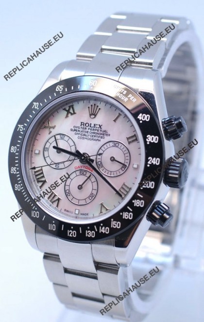 Rolex Project X Daytona Limited Edition Series II Cosmograph MonoBloc Cerachrom Swiss Watch in Pink Pearl Dial