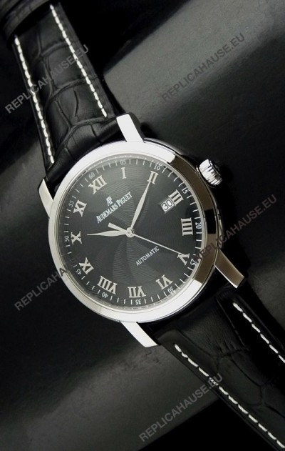 Audemars Piguet Jules Audemars Swiss Watch in Black Dial