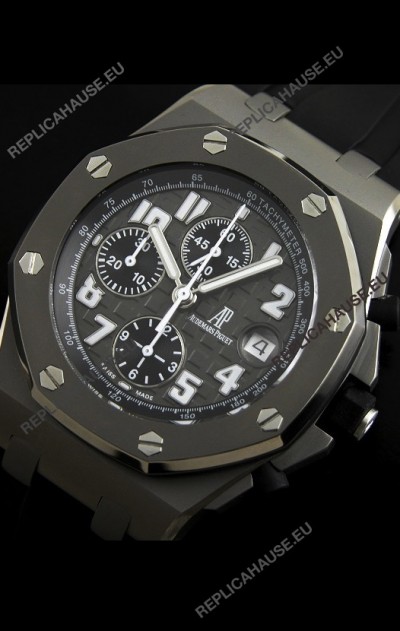 Audemars Piguet Chronopassion Titanium Swiss Watch - Secs hands at 12 O'Clock
