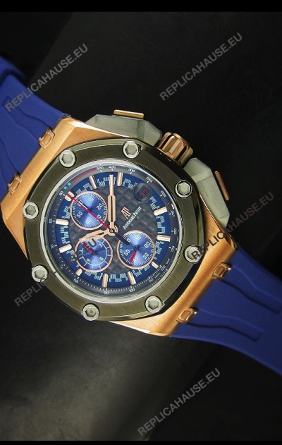 Audemars Piguet Royal Oak Offshore Michael Schumacher Rose Gold Ceramic Bezel