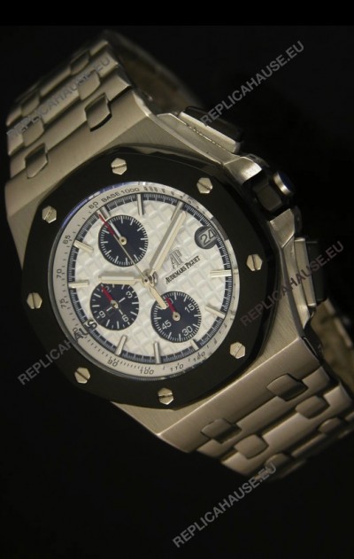 Audemars Piguet Royal Oak Offshore Watch in White Dial - Steel Case