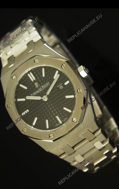 Audemars Piguet Royal Oak Ladies Black Dial 33MM - 1:1 Mirror Replica Edition