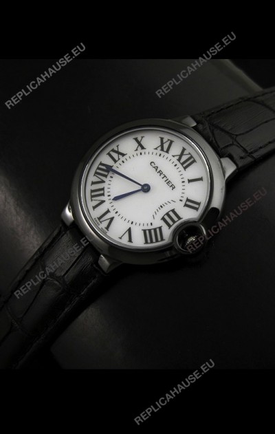 Cartier Ballon de Ladies Replica Watch in White Dial
