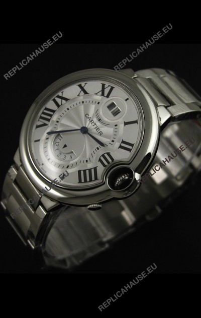 Cartier Ballon Blue de Japanese Replica Watch in White Dial