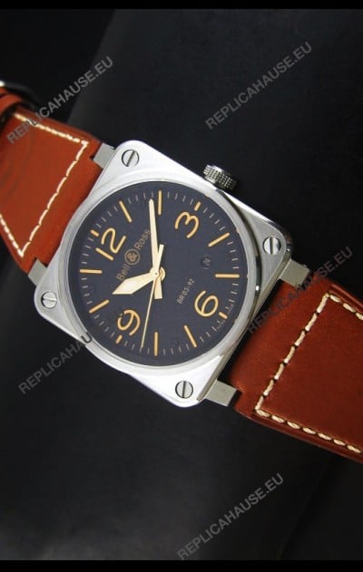 Bell & Ross Aviation BR03-92 Golden Heritage Edition Swiss Watch 